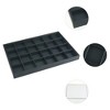 Unique Bargains PU Leather Jewelry Display Organizer Trays with Removable Dividers for Drawers - 2 of 4