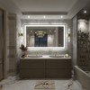Apmir Super Bright Front & Back LED Lighted Anti-Fog Aluminum Alloy Framed Tempered Glass Bathroom/Vanity Mirror with ETL & 3-Year Warranty - 2 of 4