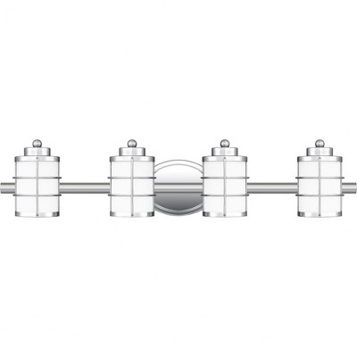 Quoizel Lighting Hazlett 4 - Light Vanity in  Polished Chrome