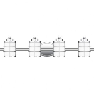 Quoizel Lighting Hazlett 4 - Light Vanity in  Polished Chrome - 1 of 3