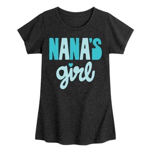 Girls' - Instant Message - Nanas Girl Fitted Short Sleeve Graphic T-Shirt - 1 of 4