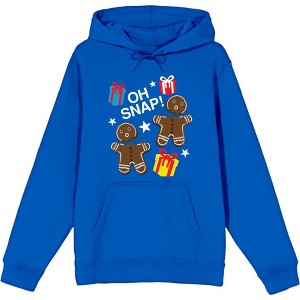 Christmas Oh Snap Adult Long Sleeve Hoodie - 1 of 2