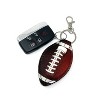 Wrapables 10 Pack Chapstick Holder Keychain with 10 Pieces Metal Clasps, Football - 3 of 4