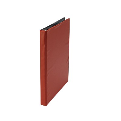 UNIVERSAL Economy Non-View Round Ring Binder 1/2" Capacity Red 30403