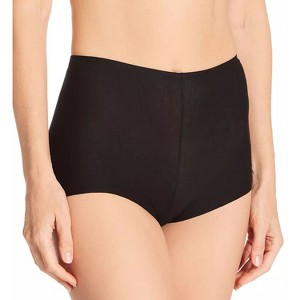 TC Fine Intimates Womens Cotton Comfort Boy Short Panties, Black - 1 of 2