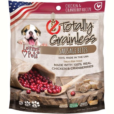 Loving Pets Totally Grainless Chicken & Cranberry Chewy Bones (6 oz Pack)