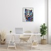 Stupell Industries Geometric Hued Abstract Bear Framed Giclee Art - 3 of 4