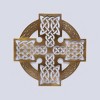 Slickblue Celtic Metal Wall Art – 12" Round Hanging Decor in 8 Irish Designs & 4 Finish Options for Home - 2 of 4