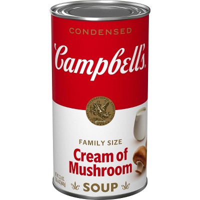 Campbell's Condensed Family Size Cream of Mushroom Soup - 22.6oz