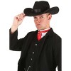 HalloweenCostumes.com    Western Outlaw Cowboy Hat, Black - 4 of 4