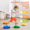 VEVOR Balance Stepping Stones for Kids, 5 PCS, Up to 220 lbs, Non-Slip Toddlers Sensory Stepping Stones, Toys for Children Aged 3 4 5 6 7 8+ - 3 of 4