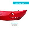 Lifetime Shark 6 ft. Youth Kayak (Paddle Included), Fire Red - 3 of 4