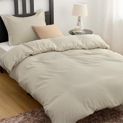 3 pieces Duvet Cover Soft Double Brushed Bedding Set for Kids & Adults Zipper Closure
