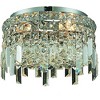 Elegant Lighting Maxime 4 light Chrome Flush Mount Clear Royal Cut Crystal - 3 of 3