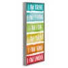 Stupell Industries Fun Inspirational Rainbow Phrases, 13" x 30" - 3 of 4