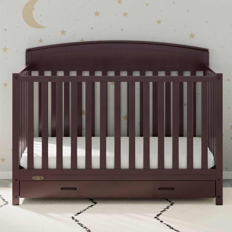 Graco Benton 5-in-1 Convertible Crib with Drawer, 2 of 12