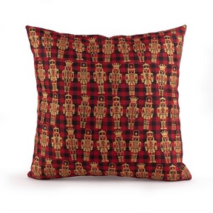 Christmas Magic 17"x17" Decorative Pillow with zipper White - 1 of 3