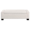 FONTOI 50" Ottoman Bench, Rectangular Design with Hinged Lid, Footrest with Hidden Storage for Living Room, Bedroom, Beige, 20"*16.75"*50.25" - 2 of 4