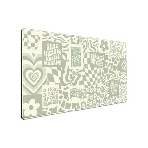 Scarlet Scope Aesthetic Rectangular Extended Mouse Pad - 1 of 4