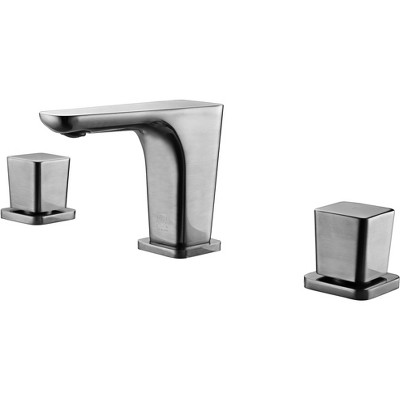 ALFI  AB1782-BN Brushed Nickel Widespread Modern Bathroom Faucet