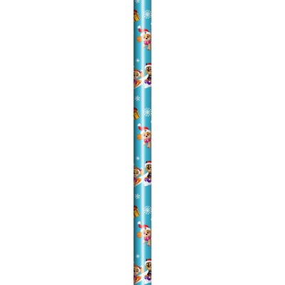 Image of American Greetings 40 sq ft PAW Patrol Christmas Gift Wrap Blue