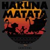 Men's Lion King Hakuna Matata Sunset Circle T-Shirt - 3 of 4
