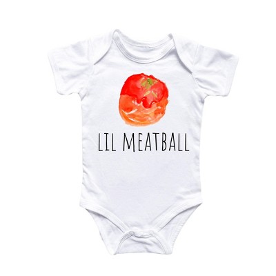 Meatball Little Italian - Baby Boy Girl Clothes Infant Onesie® Funny Cute Newborn GS1