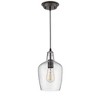Chloe Lighting Ellie Transitional 1 Light Rubbed Bronze Ceiling Mini Pendant 7" Wide - 2 of 3