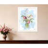 HomeRoots Flourish White Framed Print Wall Art - 2 of 4