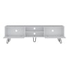 70.9" Wood TV Rack with Hairpin Legs, Two Drawers, Spacious Storage, and Cable Management Holes for Living Room and Bedroom - 4 of 4