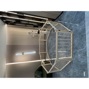 Akoasm 8-Panels Wooden Freestanding Dog Gates House With Doorways And Stairs Indoor - 1 of 4