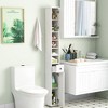 Tangkula Tall Slim Bathroom Storage Cabinet Linen Tower w/ Drawer & Adjustable Shelves - 4 of 4