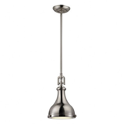 Elk Home Rutherford 1 - Light Pendant in  Brushed Nickel