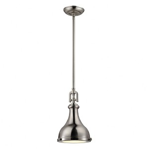 Elk Home Rutherford 1 - Light Pendant in  Brushed Nickel - 1 of 1