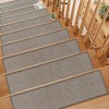 BAGOKIE 15PCS Non-Slip Carpet Stair Treads 8"x30" Mats Indoor for Wooden Steps - 2 of 4