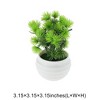 Unique Bargains Artificial Tree Plastic 3.15"x3.15"x3.15" 1 Pcs - 3 of 4