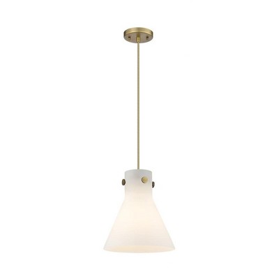 Newton Cone - 1 Light Pendant In Industrial Style-11 Inches Tall and 10 Inches Wide