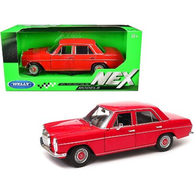 Mercedes Benz 220 Red "NEX Models" 1/24 Diecast Model Car by Welly