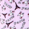 CTM Women's Paris Poodle Pajama Pants - 3 of 3