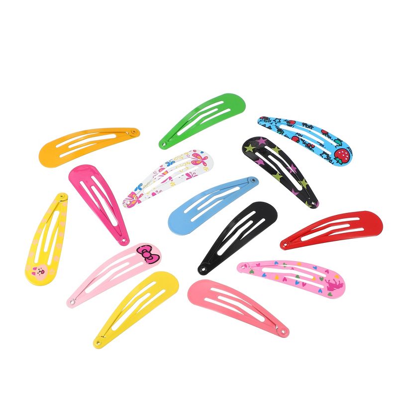 Unique Bargains 120pcs Hair Clips for Girls Metal Hair Accessories Baby Hair Barrette Accessories Multicolor, 5 of 7
