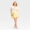 Women's Satin Mini A-Line Skirt - A New Day™ - 3 of 3