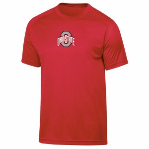 NCAA Ohio State Buckeyes Men's Poly T-Shirt - 1 of 3