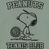 Men's Peanuts Snoopy Tennis Club Crewneck Pullover Sweatshirt - Green - 4 of 4