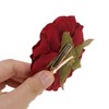 Unique Bargains Artificial Flower Peony Hair Clip 2 Pcs - 4 of 4