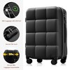 Kumasinova Hardshell ABS Luggage Set of 4,Lightweight Carry-On Spinner Suitcases with Cup Holder,Airline-Approved Luggage Set,20/24/28" - 3 of 4