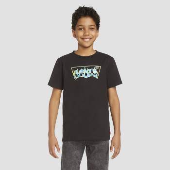 Levi's® Boys' Short Sleeve Batwing Logo Graphic T-Shirt - Black