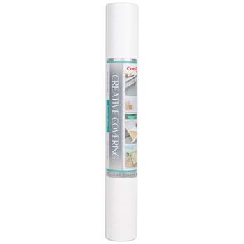 Con-Tact® Brand Creative Covering™ Adhesive Covering, White, 18" x 50 ft