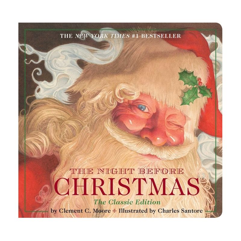The Night Before Christmas - By Clement Clarke Moore ( Board Book ), 1 of 9