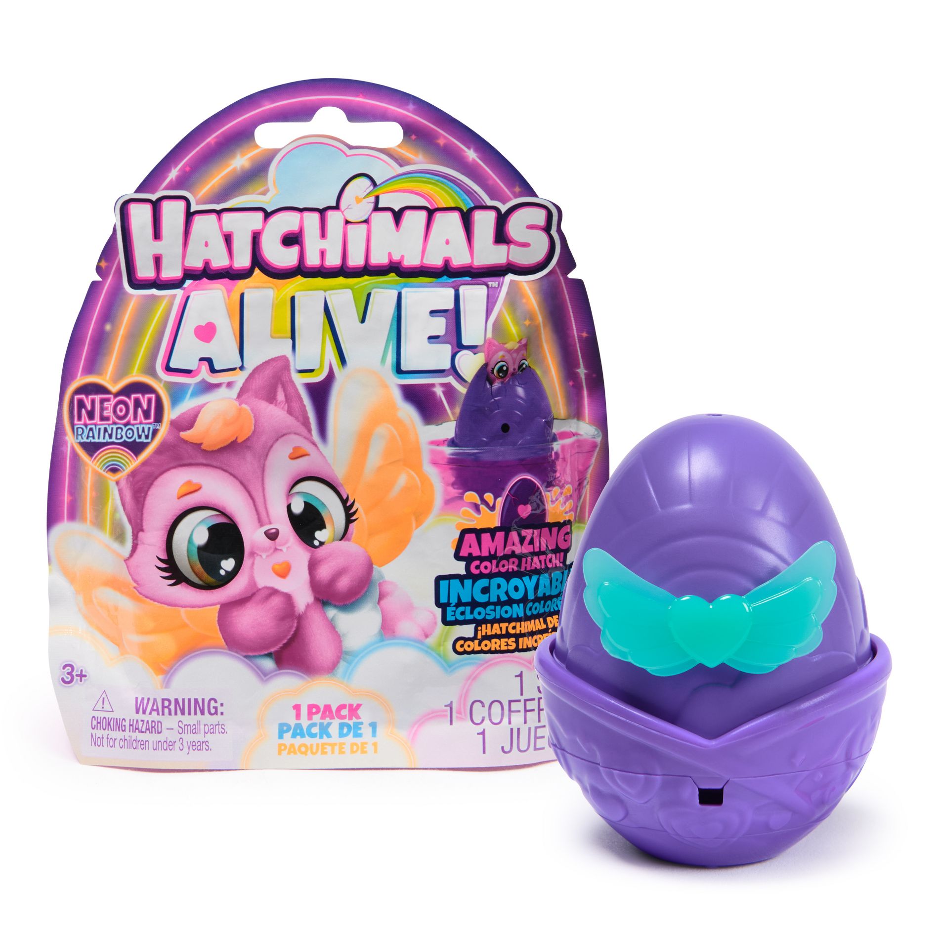 Hatchimals Alive Neon Rainbow - 1pk