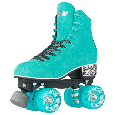 Crazy Skates Evoke Roller Skates For Women - Stylish Suede Quad Skates